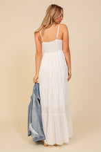 Load image into Gallery viewer, Boho Lace Top Maxi Dress