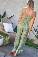 Load image into Gallery viewer, Floral Smocked Detail With Ruffle Jumpsuit