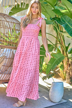 Load image into Gallery viewer, Printed Smocked Ruffle Maxi Dress