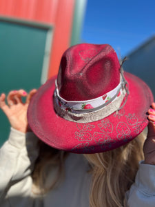 Deep Red Custom Strawberry Hat