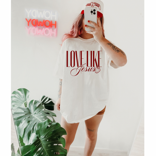 Love like Jesus Graphic Tee/ Crew