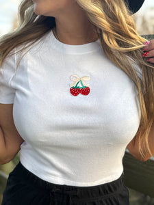 Bow Berries Baby Tee