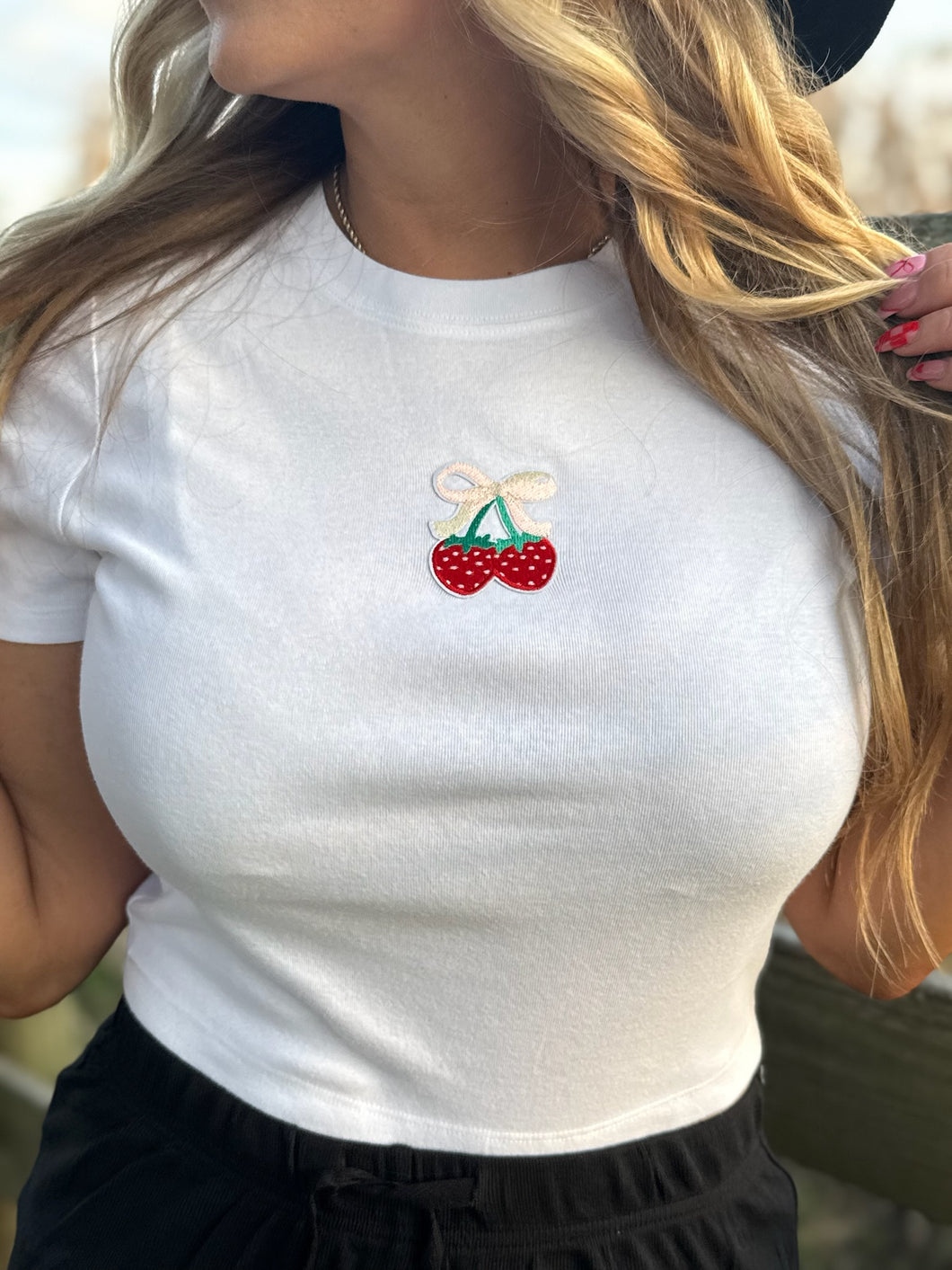 Bow Berries Baby Tee
