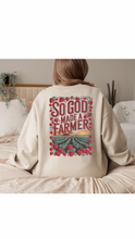Load image into Gallery viewer, God made a farmer Graphic / Crew