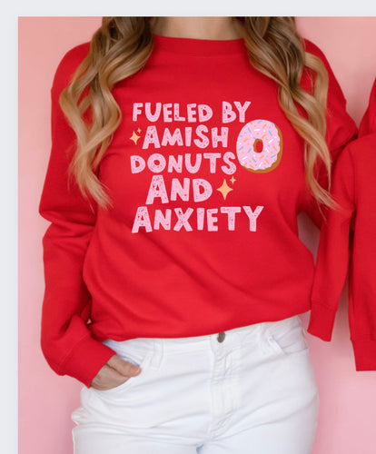 Amish Donuts & Anxiety Crewneck