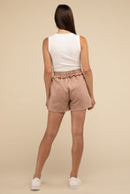 Load image into Gallery viewer, Acid Wash Fleece Drawstring Shorts with Pockets