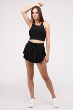 Load image into Gallery viewer, Ruffle Hem Tennis Skirt with Hidden Inner Pockets