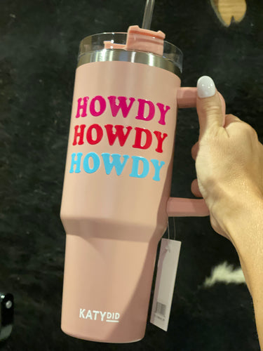 Howdy Tumbler With Handle