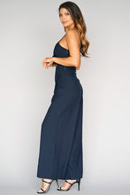 Load image into Gallery viewer, DOUBLE FRONT TIE PALAZZO JUMPSUIT