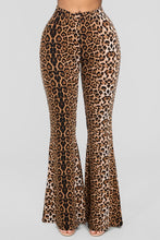 Load image into Gallery viewer, LEOPARD PRINT BELL BOTTOM PANTS