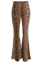 Load image into Gallery viewer, LEOPARD PRINT BELL BOTTOM PANTS