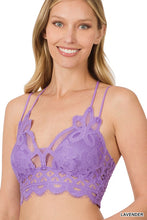 Load image into Gallery viewer, CROCHET LACE BRALETTE WITH BRA PADS