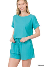 Load image into Gallery viewer, BRUSHED DTY ROMPER WITH POCKETS