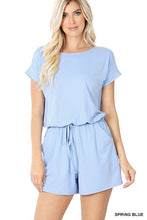 Load image into Gallery viewer, BRUSHED DTY ROMPER WITH POCKETS