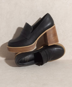 OASIS SOCIETY Hannah   Platform Penny Loafers