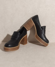 Load image into Gallery viewer, OASIS SOCIETY Hannah   Platform Penny Loafers