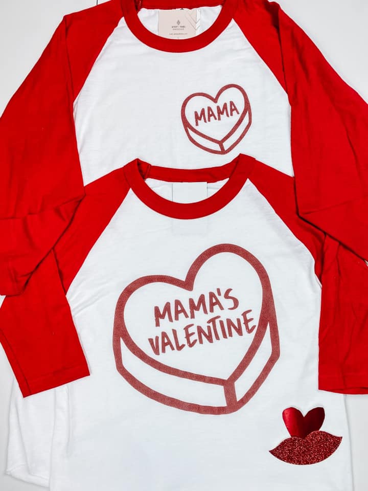 Kids Mama's Valentine Graphic