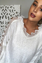 Load image into Gallery viewer, Lace V-Neck Sweater