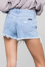 Load image into Gallery viewer, Ripped Frayed Denim Shorts