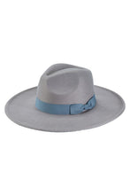 Load image into Gallery viewer, Bow Point Medium Wide Brim Floppy Fedora Hat