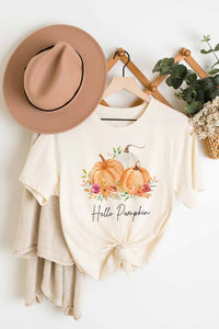 HELLO PUMPKIN GRAPHIC TEE