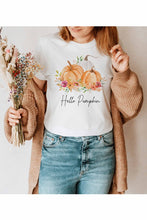 Load image into Gallery viewer, HELLO PUMPKIN GRAPHIC TEE