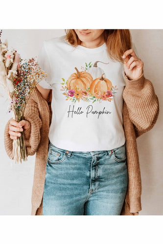 HELLO PUMPKIN GRAPHIC TEE