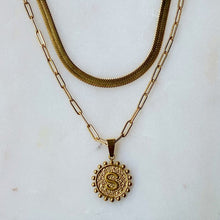 Load image into Gallery viewer, Double Chain Initial Necklace