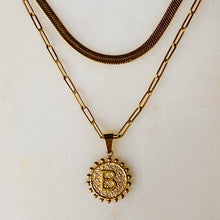 Load image into Gallery viewer, Double Chain Initial Necklace