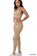 Load image into Gallery viewer, ATHLETIC RACERBACK TANK TOP &amp; LEGGINGS SET