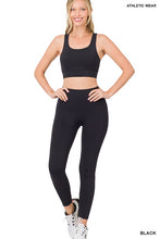 Load image into Gallery viewer, ATHLETIC RACERBACK TANK TOP &amp; LEGGINGS SET