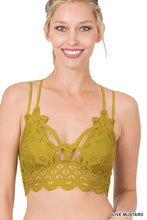 Load image into Gallery viewer, CROCHET LACE BRALETTE WITH BRA PADS