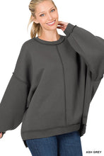 Load image into Gallery viewer, OVERSIZED EXPOSED SEAM SWEATSHIRT