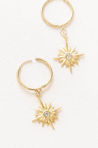 Northern Star Hoop Earrings