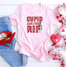 Load image into Gallery viewer, Cupid Aim For Rip Valentine Graphic Tee