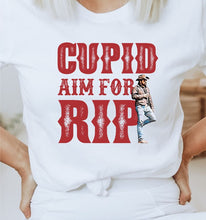 Load image into Gallery viewer, Cupid Aim For Rip Valentine Graphic Tee