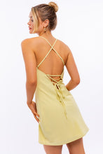Load image into Gallery viewer, COWL NECK BACK TIE UP DRESS