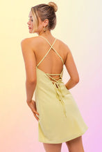 Load image into Gallery viewer, COWL NECK BACK TIE UP DRESS