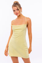 Load image into Gallery viewer, COWL NECK BACK TIE UP DRESS