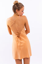 Load image into Gallery viewer, COWL NECK BACK TIE UP DRESS