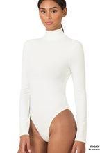 Load image into Gallery viewer, MOCK NECK LONG SLEEVE BODYSUIT