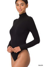 Load image into Gallery viewer, MOCK NECK LONG SLEEVE BODYSUIT