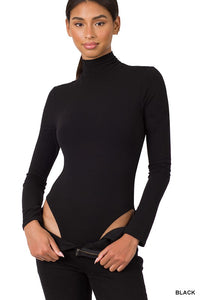 MOCK NECK LONG SLEEVE BODYSUIT