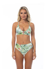 Load image into Gallery viewer, TROPICAL HALTER MID WAIST BIKINI SET