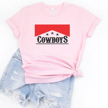 Load image into Gallery viewer, Cowboys Red Design Softstyle Tee