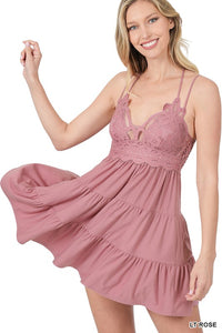 FREE ME RUFFLE CAMI / DRESS