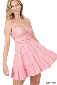 FREE ME RUFFLE CAMI / DRESS