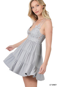 FREE ME RUFFLE CAMI / DRESS