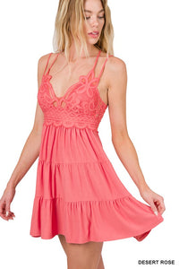 FREE ME RUFFLE CAMI / DRESS