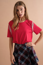 Load image into Gallery viewer, Rhinestone Fringe T Shirt